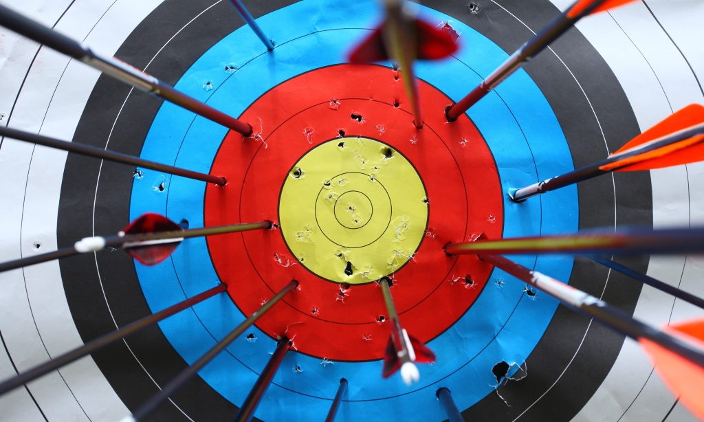 Image of arrows and a target